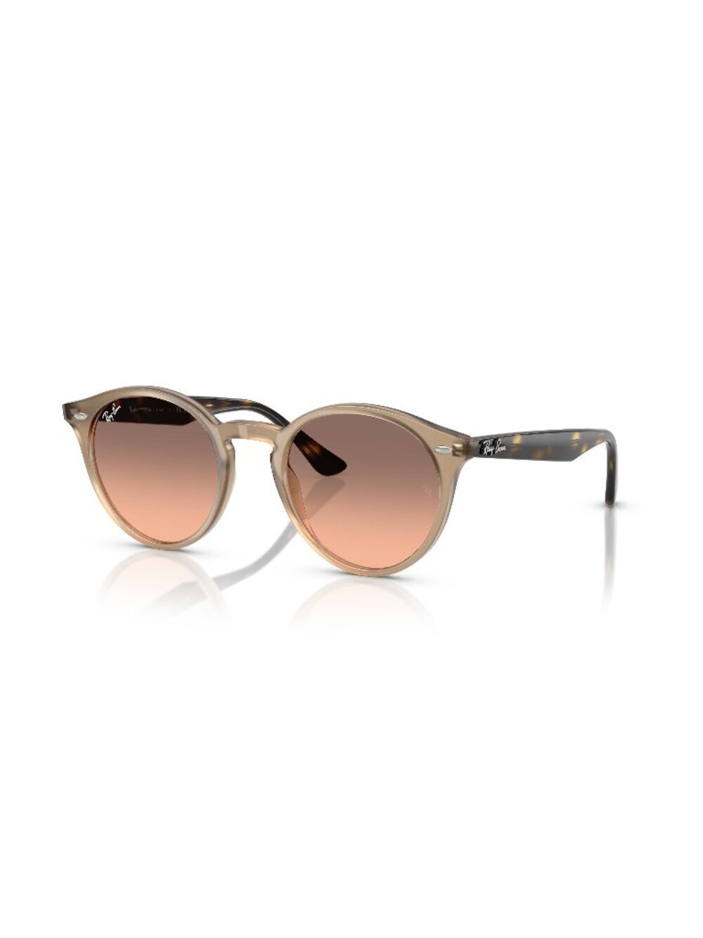 New Ray-Ban Unisex Sunglasses Multicolor Round Pink Lens Injected Frame Ray Ban